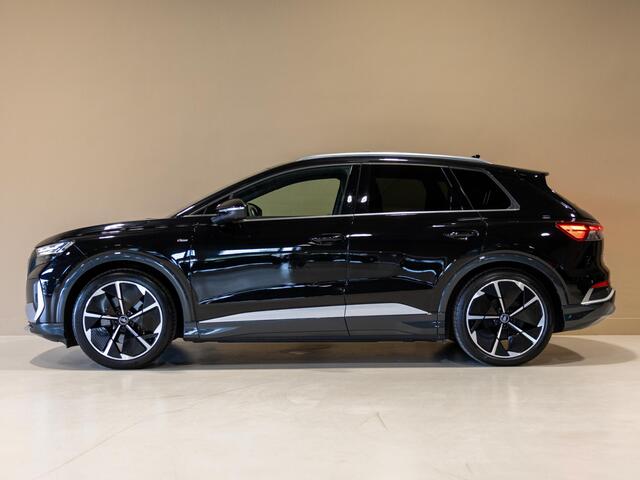 Audi Q4 e-tron 40 Launch edition S Competition 77 kWh 204pk / SoH 92,1 / Panorama dak / Sonos / Dodehoekdetectie / Trekhaak / Stoelverwarming / Apple carplay /