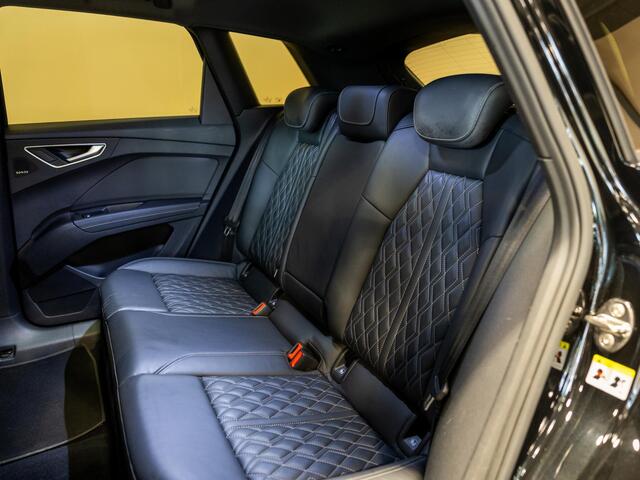 Audi Q4 e-tron 40 Launch edition S Competition 77 kWh 204pk / SoH 92,1 / Panorama dak / Sonos / Dodehoekdetectie / Trekhaak / Stoelverwarming / Apple carplay /