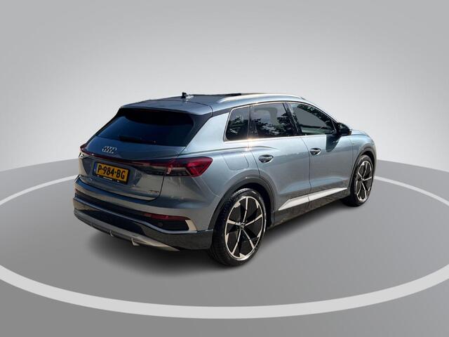 Audi Q4 e-tron 50 299pk Quattro S Competition 77 kWh · SOH 93% · Panoramadak · Wegklapbare Trekhaak · Elek. Voorstoelen · Leder Interieur · 21'' Inch ·