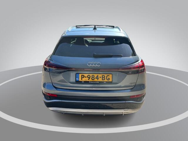 Audi Q4 e-tron 50 299pk Quattro S Competition 77 kWh · SOH 93% · Panoramadak · Wegklapbare Trekhaak · Elek. Voorstoelen · Leder Interieur · 21'' Inch ·