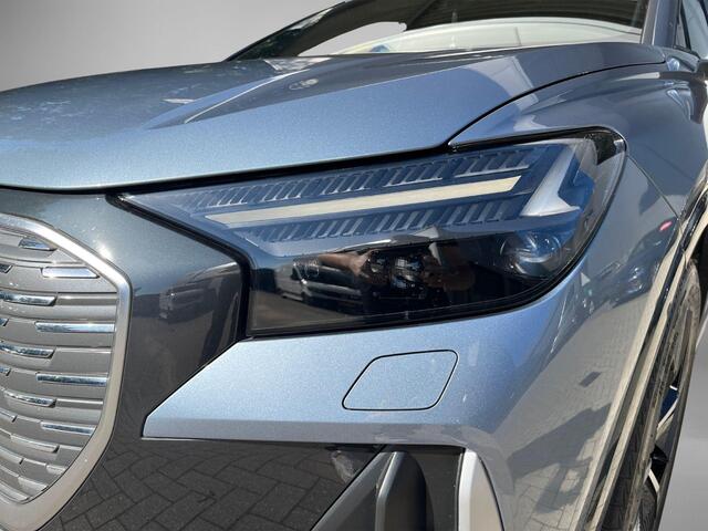 Audi Q4 e-tron 50 299pk Quattro S Competition 77 kWh · SOH 93% · Panoramadak · Wegklapbare Trekhaak · Elek. Voorstoelen · Leder Interieur · 21'' Inch ·
