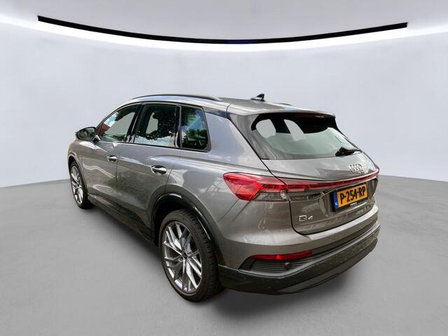Audi Q4 e-tron 40 Launch edition Advanced Plus 77 kWh / SOH 93%/ AUTOMAAT/ LEER/ WARMTEPOMP/ CRUISE/ PARK.SENSOREN V+A/ CAMERA/ SMARTPHONE INTERFACE/ STOELVERWARMING/ DIGITAL DASH/ NAVI/ CLIMA/ 21'' LMV