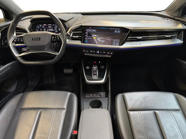Audi Q4 e-tron 40 Edition 77 kWh I Panoramadak I Leder I Stoelverwarming I Adaptive I Camera I CarPlay I