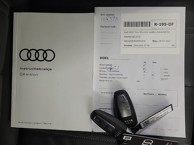 Audi Q4 e-tron 45 SOH 94% quattro Advanced edition 77 kWh