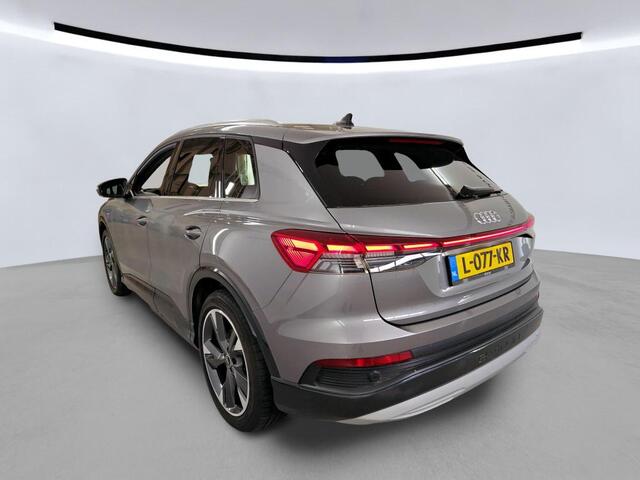 Audi Q4 e-tron 40 Launch edition Advanced 77 kWh / SOH 95%/ AUTOMAAT/ WARMTEPOMP/ PARK.SENSOREN V+A/ CAMERA/ CRUISE/ STOELVERWARM./ KEYLESS/ DIGITAL DASH/ NAVI/ CLIMA