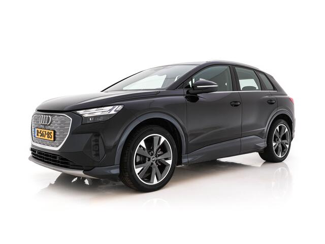 Audi Q4 e-tron 35 Advanced edition 55 kWh {SoH-88%} (INCL-BTW) Aut. *NAVI-FULLMAP | MATRIX-LED | KEYLESS | AUDI-SOUND | DIGI-COCKPIT | DAB | CARPLAY | HEATED-SPORTSEATS | CRUISE | 19''ALU*