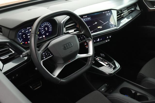 Audi Q4 e-tron 45 286pk quattro S Edition 82 kWh SOH 97% Camera Matrix LED Keyless ACC Stoelverwarming Navigatie 2x S-Line