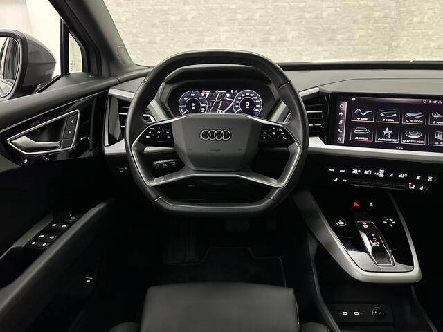 Audi Q4 e-tron 40 S-Line 77 kWh | Panorama | #RS-Leder | Warmtepomp | Sportstoelen | ACC | Lane Ass. | 5x Q4 op voorraad! | MMi+ | Virtual-Cockpit | 3-Zone Climate Control | Getint Glas | Zwarte Hemel | Elktr. A klep | Kieselgrijs | Btw Auto.