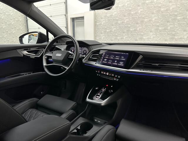 Audi Q4 e-tron 40 S-Line | Sportstoelen | Headup | Leder | 20" | MMI Pro | Zwarte hemelbekleding | 6x Q4 OP VOORRAAD! | Wegklapbare Trekhaak | Privacyglas | Btw auto | 28885,= ex btw. | Bovag garantie. – foto 4