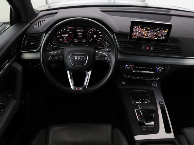 Audi Q5 55 TFSIe S Edition | Trekhaak | Leder | Adaptive cruise | 360 camera | Carplay | Navigatie | Virtual Cockpit | Luchtvering | Matrix LED