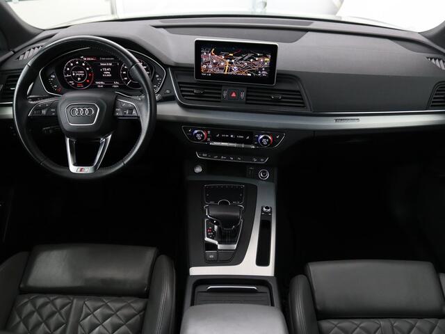 Audi Q5 55 TFSIe S Edition | Trekhaak | Leder | Adaptive cruise | 360 camera | Carplay | Navigatie | Virtual Cockpit | Luchtvering | Matrix LED