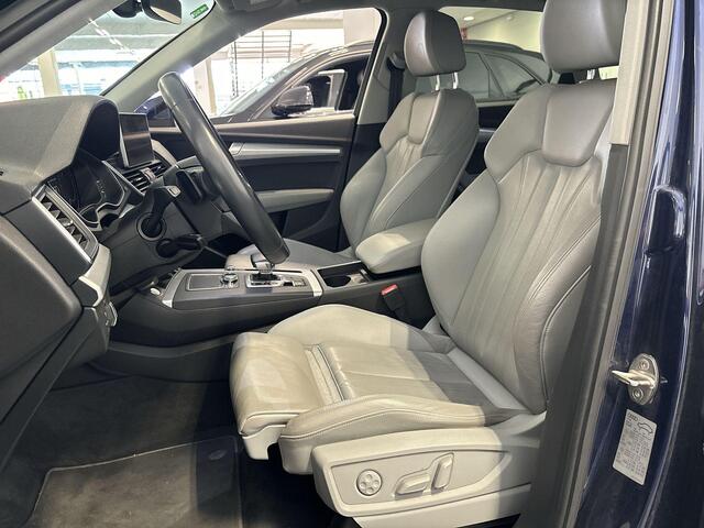 Audi Q5 55 TFSIe 367pk S-tronic Competition · Camera · Luchtvering · Elek. Bestuurdersstoel met Geheugen · Elek.Trekhaak · Elek. Achterklep · Dodehoek · Apple/Android Car Play · 20'' Inch ·