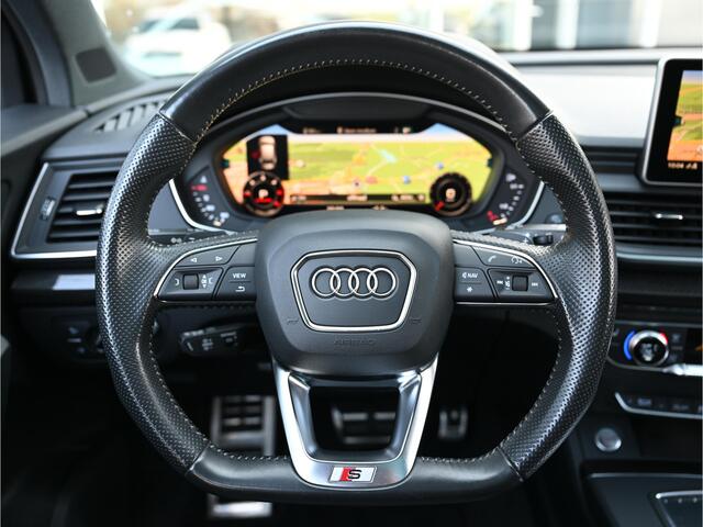 Audi Q5 50TDI 286pk Quattro S-Line + Design Black optic Lucht Pano Carbon Keyless Camera 20-Inch