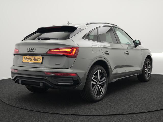 Audi Q5 Sportback 50 TFSI e S Line Plug In Hybrid Dealer O.H PHEV | Trekhaak af Fabriek | Adaptive Cruise | Matrix LED | 20"L.M | Lederen Sportstoelen Verwarmd | Virtual | Keyless |