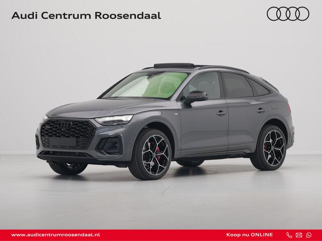Audi Q5 Sportback 55 TFSI e 367pk S edition Competition Panoramadak B&O 360 Camera, Fijnnappa leder