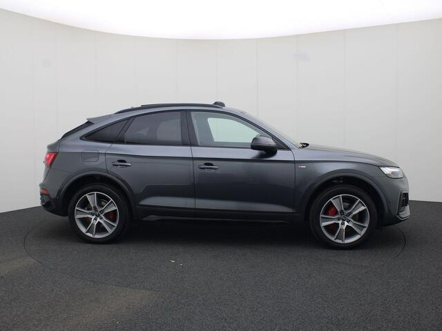 Audi Q5 Sportback 55 TFSIe 270Kw/367PK S Line · Panoramadak · Leder · Trekhaak · Garantie tot september 2029 of 100000km