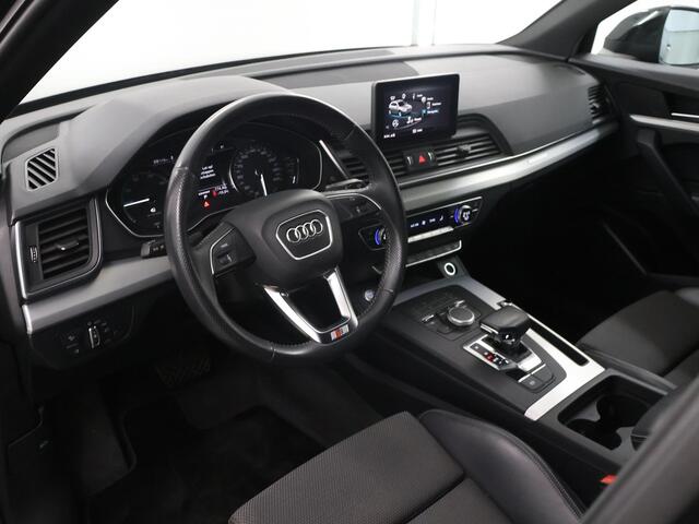 Audi Q5 50 TFSI e quattro S Line | Luchtvering | Parkeercamera| Navigatiesysteem | Elektr. Verstelbare Sportstoelen Met Geheugen | Cruise Control | Climate Control |