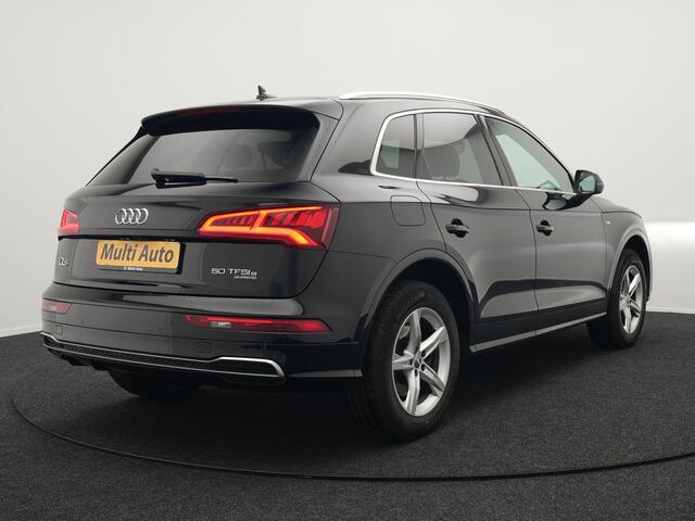 Audi Q5 50 TFSI e Quattro S Line Plug In Hybrid 299pk Dealer O.H PHEV | Alcantara Sportstoelen Verwarmd | Virtual Cockpit | Camera | Navi Plus | BLIS | LED | DAB |
