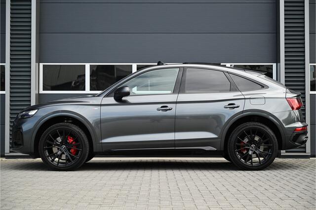 Audi Q5 Sportback 55 TFSI e 367 PK / 3 X S-LINE / PANO / LED MATRIX / CAMERA / STOELVERWARMING / ACC / 21"
