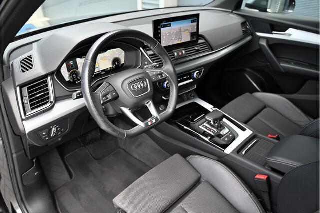 Audi Q5 Sportback 55 TFSI e 367 PK / 3 X S-LINE / PANO / LED MATRIX / CAMERA / STOELVERWARMING / ACC / 21"