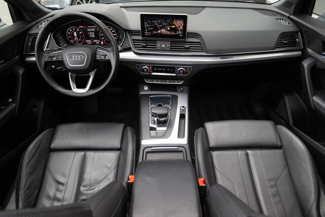 Audi Q5 2.0 TFSI 252 pk Quattro Launch Edition S-Line / Lucht-Vering/ Pano-Dak/ Head-Up/ Keyless/ B&O-Sound/ Matrix-Led/ Sport-Stoelen/ Stoel.Verw V+A/ 21'' LMV