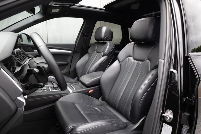 Audi Q5 2.0 TFSI 252 pk Quattro Launch Edition S-Line / Lucht-Vering/ Pano-Dak/ Head-Up/ Keyless/ B&O-Sound/ Matrix-Led/ Sport-Stoelen/ Stoel.Verw V+A/ 21'' LMV