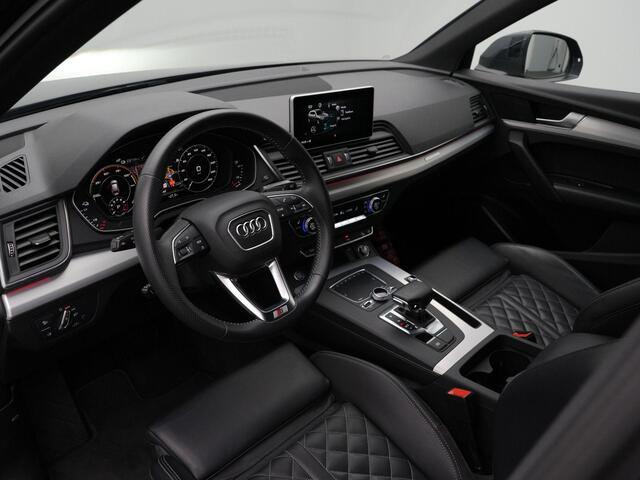Audi Q5 50 TFSI e 299 pk S-tronic quattro S-Line | Fijnnappa leder | Geheugenstoel | Achteruitrijcamera | Stoelverwarming