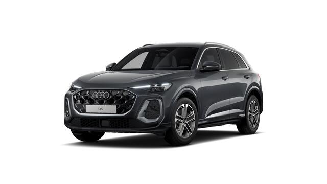 Audi Q5 e-hybrid quattro 299 S tronic S edition Automaat | Elektrisch instelbare voorstoelen | Comfortsleutel | Privacy glas | S line-interieur met sportstoelen en zwarte stoffen-kunstlederen bekleding