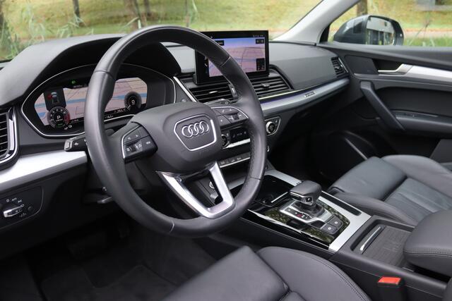 Audi Q5 50 TFSI e Quattro Sport Advanced Pano/Matrix LED/Leder/Camera/Sfeer/MMI+/Virtual Cockpit/Trekhaak wegkl./20"