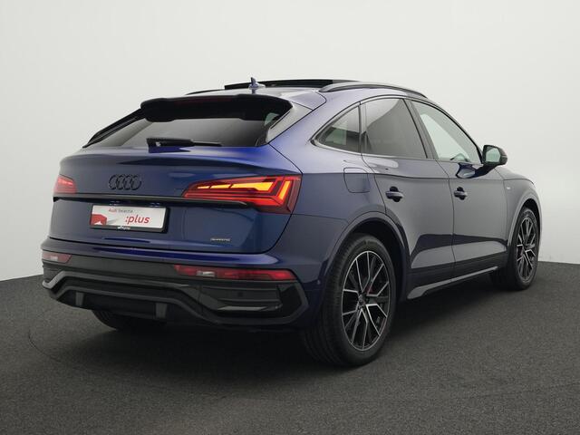 Audi Q5 Sportback 50 TFSI e 299 pk S-tronic S edition Competition / S-Line | Panoramadak | Trekhaak | Luchtvering | Fijnnappa leder | Geheugenstoel | Matrix LED