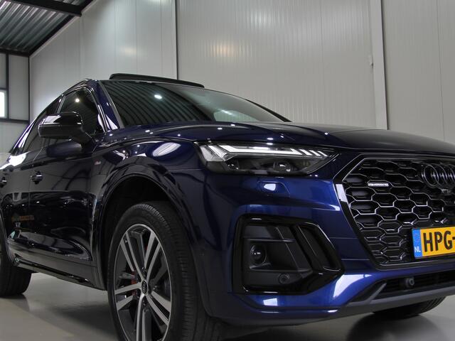 Audi Q5 Sportback 55 TFSI eHybrid 367pk S edition Competition | Navarra Blue | Garantie 09-01-2027