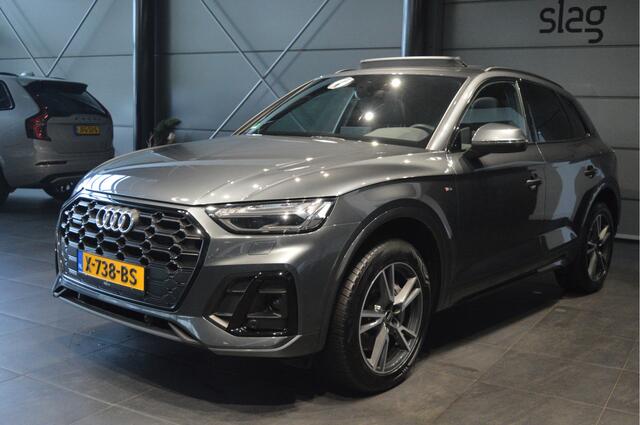 Audi Q5 50 TFSI e 3X S-LINE navi pano trekhaak keyless 19 inch !!