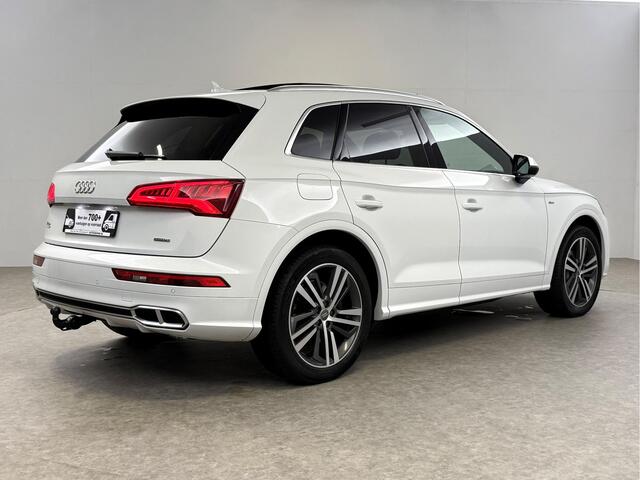 Audi Q5 55 TFSI e Quattro S-line | Luchtvering | Pano | Virtual | Carplay | Trekh. | Keyless | Stoelverw. | Schakelflippers