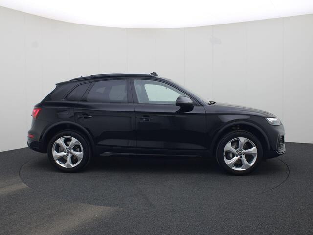 Audi Q5 50 TFSIe 220kW/299PK · Panoramadak · Trekhaak · 360°Camera + Parkeersensoren · Apple/Android Car Play · Garantie tot 01-11-2029 of 100.000km.