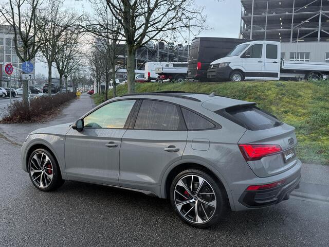 Audi Q5 Sportback 55 TFSI e 367PK S edition Pano Luchtvering Matrix B&O 360-cam Sfeerverl. Trekhaak VOL!!