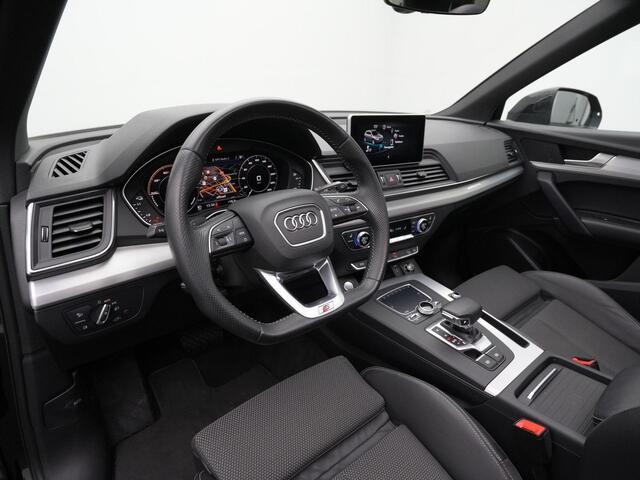 Audi Q5 50 TFSI e 299 pk S-tronic quattro S-Line | Panoramadak | Trekhaak | Geheugenstoel | Matrix LED | Achteruitrijcamera