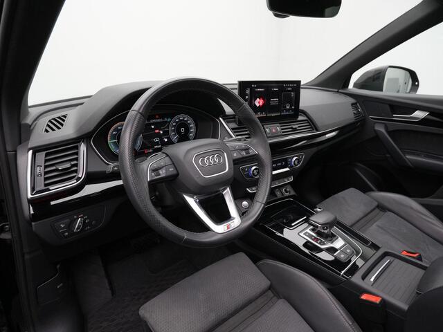 Audi Q5 50 TFSI e 299 pk S-tronic S edition / S-Line | Panoramadak | Geheugenstoel | Stuur-/stoelverwarming | Achteruitrijcamera | Leder/alcantara