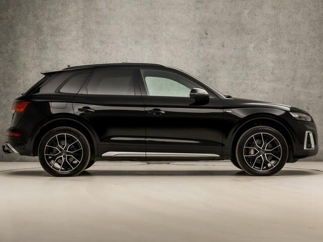 Audi Q5 50 TFSI e S edition 367Pk Automaat (FULL OPTION, PANORAMADAK, DIAMOND STITCHING, BEKERHOUDER GEKOELD/VERWARMD, CAMERA, APPLE CARPLAY, TREKHAAK, ADAPTIVE CRUISE, NIEUWSTAAT)