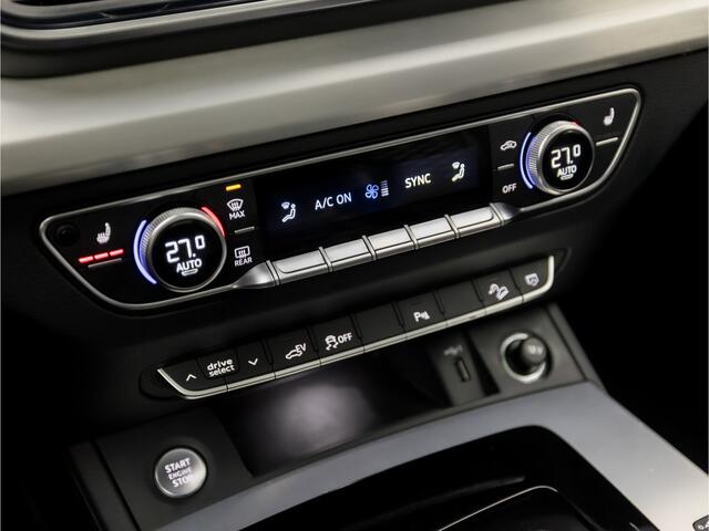 Audi Q5 50 TFSI e S edition 367Pk Automaat (FULL OPTION, PANORAMADAK, DIAMOND STITCHING, BEKERHOUDER GEKOELD/VERWARMD, CAMERA, APPLE CARPLAY, TREKHAAK, ADAPTIVE CRUISE, NIEUWSTAAT)