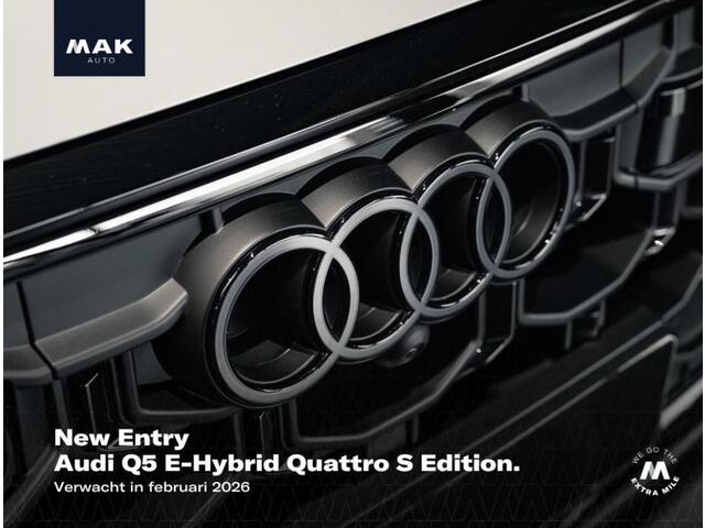 Audi Q5 E-Hybrid Quattro S Edition Competition, B&O, pano, trk. haak, 21", luchtv., matrix-LED, OLED, memory, keyless, HUD, ACC, privacy