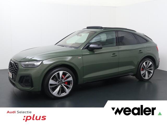 Audi Q5 Sportback 55 TFSI e S edition Competition | 367 PK | SoH 95% | Trekhaak | Panoramadak | Luchtvering | Head-up display | Matrix LED koplampen | 21" LM velgen | B&O premium sound | S line |
