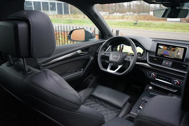 Audi Q5 55 TFSI e Competition 367PK Quattro Panodak S-Stoelen Luchtv. Trekhaak Head up B&O VOL!