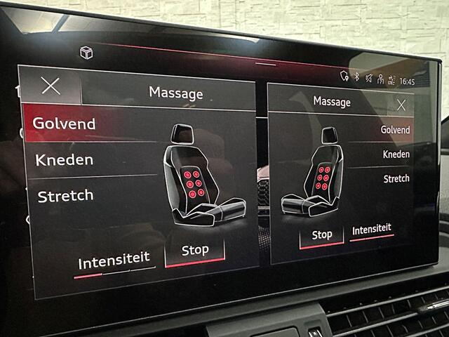 Audi Q5 300pk Hybrid S-Line | Luchtvering | Panorama | ACC | B&O Sound | Massage | Trekhaak | Matrix-LED | Head-Up | Sfeerverlichting | Leder | ISO-Glas | 3-Zone Clima | Standkachel | Bekerhouder Koeling/Verwarming | Stoelverwarming V+A | Zwarte Hemel | Carplay |