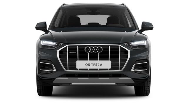 Audi Q5 50 TFSI e Advanced edition Akoestisch glas - Zonwering - Interieurvoorverwarming/ventilatie - Sportstoelen - Stoelverwarming - Comfort middenarmsteun vóór - Achteruitrijcamera - Lichtpakket -