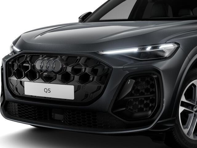 Audi Q5 S edition e-hybrid 299 PK | Panoramadak | Stoelen voor elektrisch | Techniekpakket plus | Keyless | Leder | Bijrijdersscherm