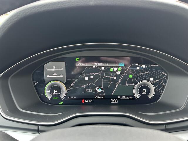 Audi Q5 50 TFSI e Advanced edition | Automaat | Wegklapbare Trekhaak | Stoelverwarming | Adaptive Cruise Control | Sfeerverlichting | Apple Carplay | Android Auto | Parkeer Camera | Elektrisch inklapbare spiegels | Elektrische achterklep |