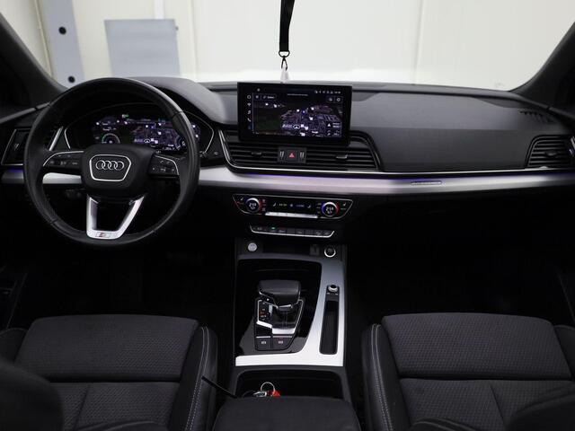 Audi Q5 55 TFSIe 270kW/367PK quattro S Line · Panoramadak · Apple/Android Car Play · Camera · Leder/Alcantara · Drive select