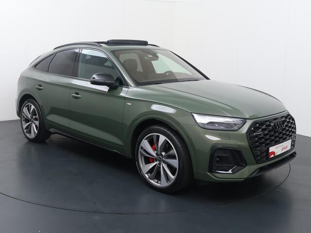 Audi Q5 Sportback 55 TFSI e S edition Competition | 367 PK | SoH 95% | Trekhaak | Panoramadak | Luchtvering | Head-up display | Matrix LED koplampen | 21" LM velgen | B&O premium sound | S line |
