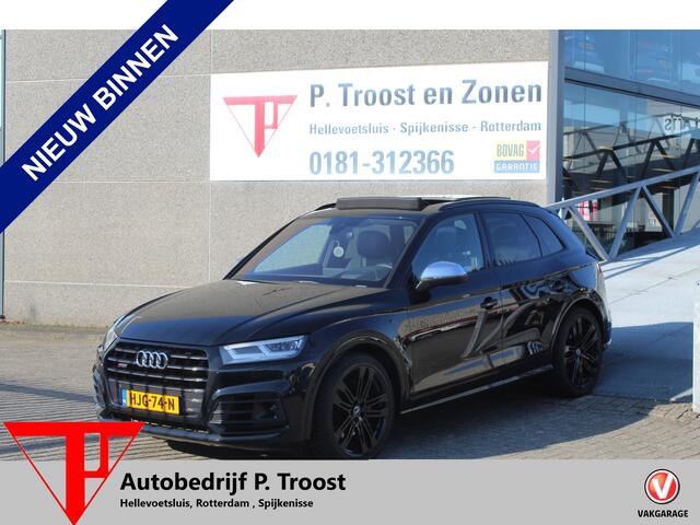 Audi Q5 3.0 TFSI SQ5 Quattro Dealeronderhouden/Panoramadak/Head-up display/Digital dashboard/Adaptieve cruise control/Adaptief onderstel/Sfeerverlichting/Achteruitrijcamera/Dodehoeksdetectie/Climate control/Stoelverwarming voor+achter/Stoelverkoeling voor/Navigat