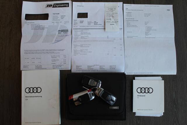 Audi Q5 3.0 TFSI SQ5 Quattro Dealeronderhouden/Panoramadak/Head-up display/Digital dashboard/Adaptieve cruise control/Adaptief onderstel/Sfeerverlichting/Achteruitrijcamera/Dodehoeksdetectie/Climate control/Stoelverwarming voor+achter/Stoelverkoeling voor/Navigat
